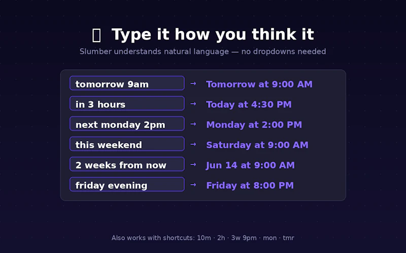Slumber screenshot 2