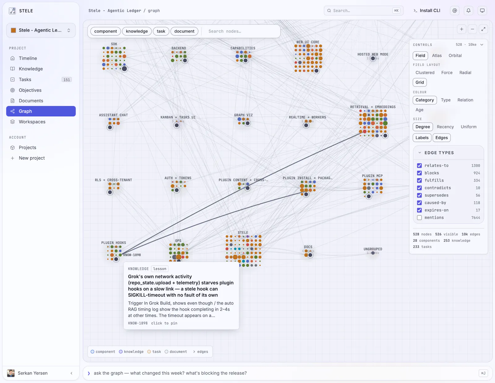 Stele - Agentic Ledger screenshot 3