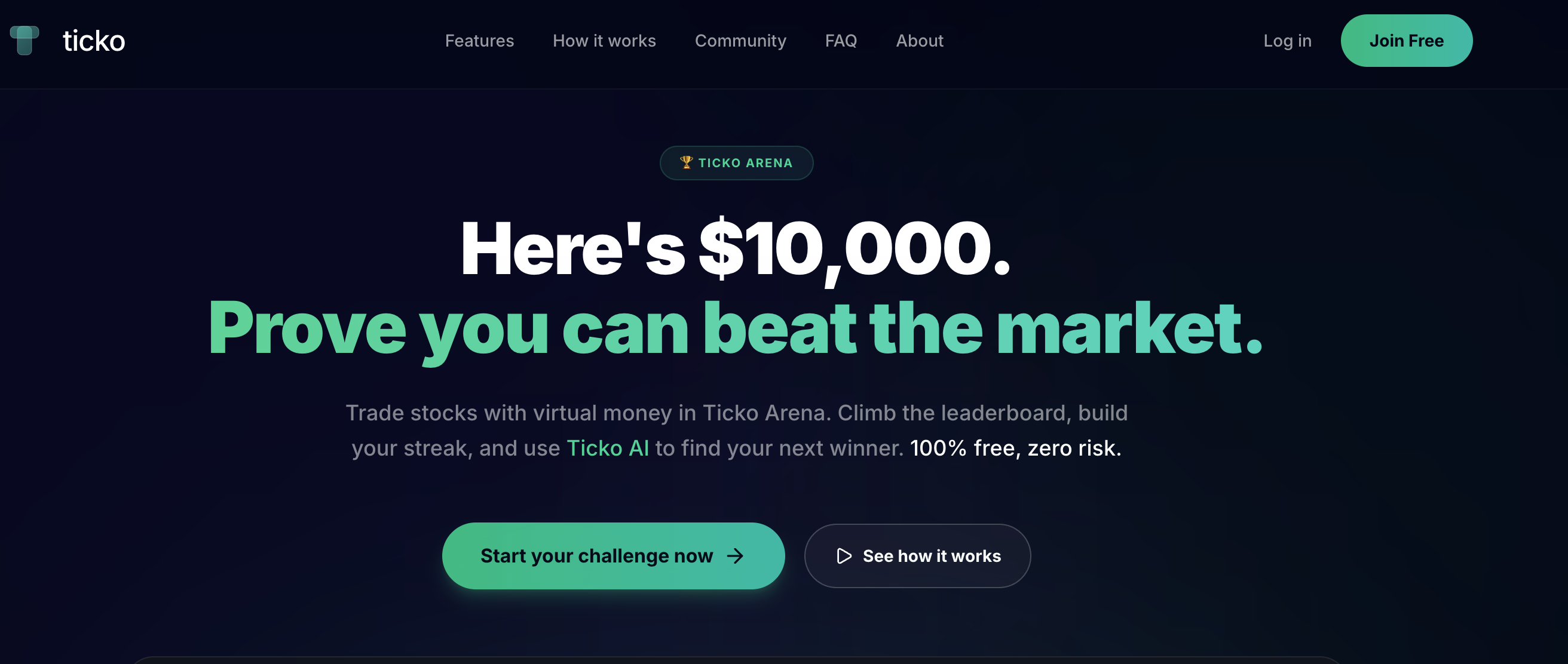 Ticko - Screenshot 2 showing product features and functionality