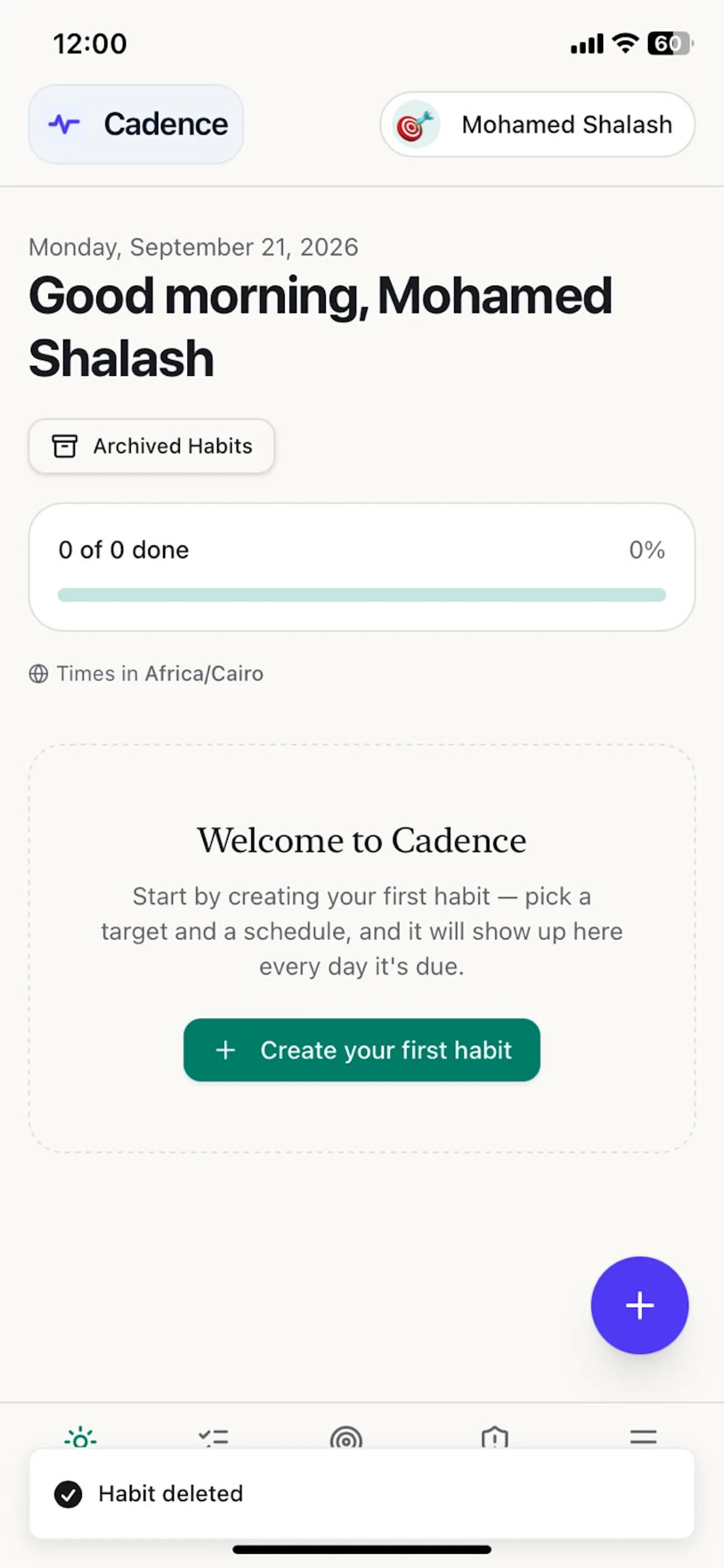 Cadence Habit Tracker screenshot 14