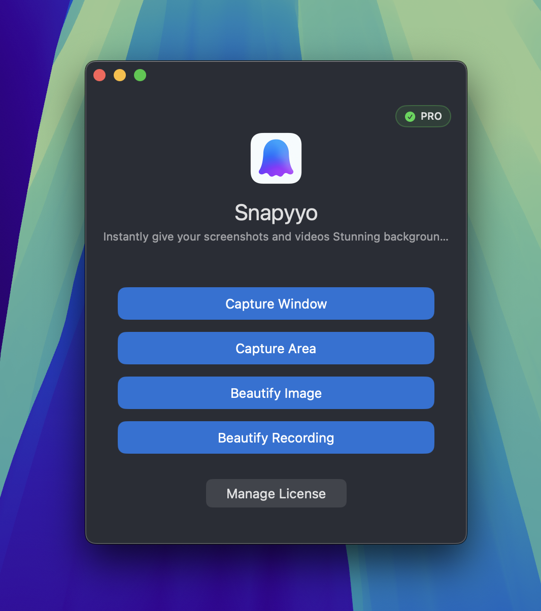 Snapyyo - Hermosas capturas de pantalla y videos con fondos impresionantes media 2