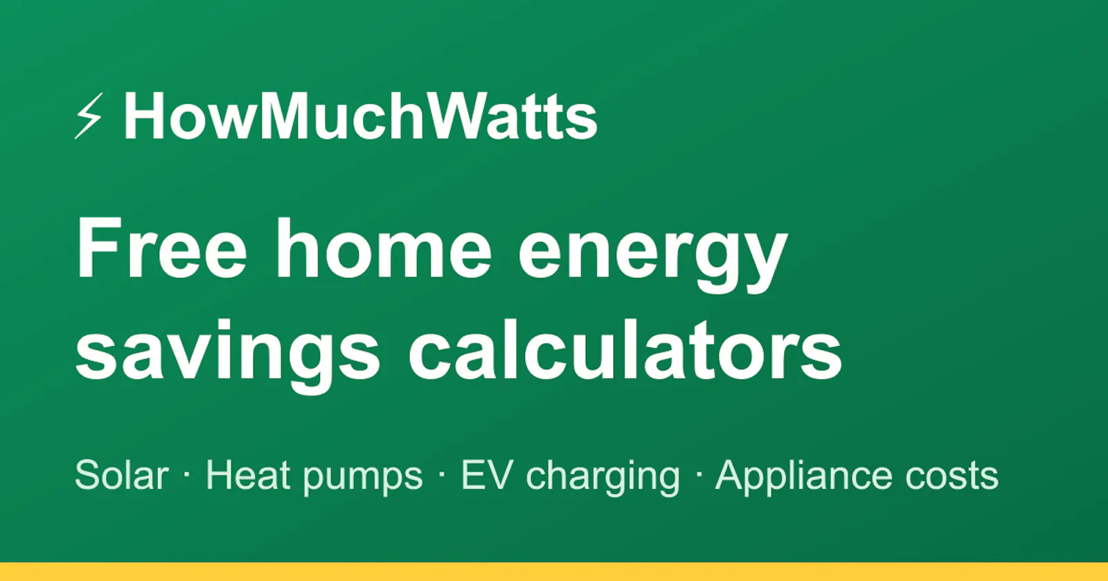 HowMuchWatts screenshot 1