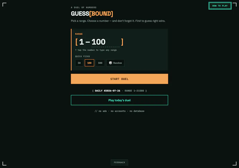 GuessBound — A Duel of Numbers screenshot 4