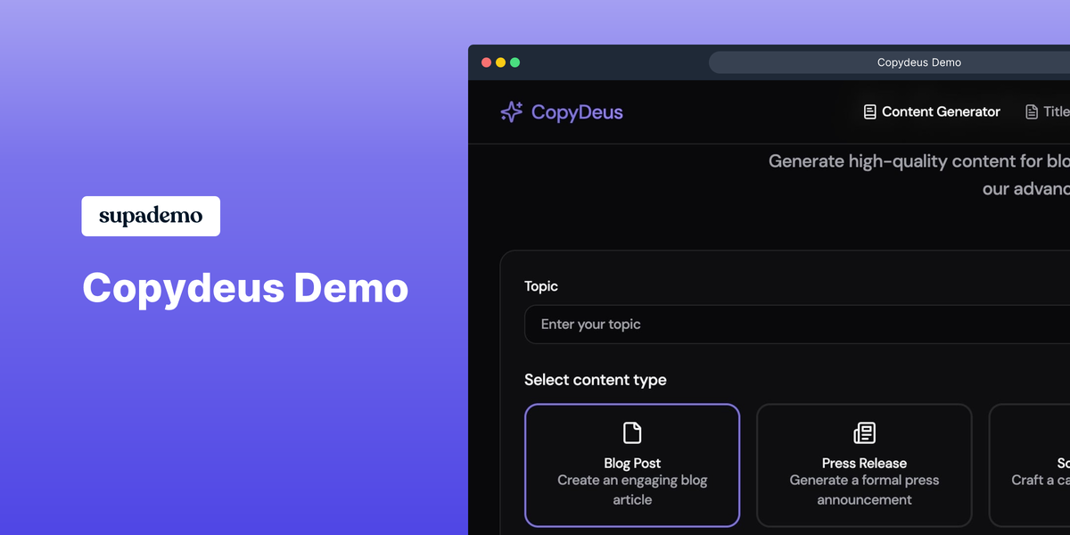 Media COPYDEUS - Tự động hóa bản sao bằng cách nhấp và nhập vào WordPress 5