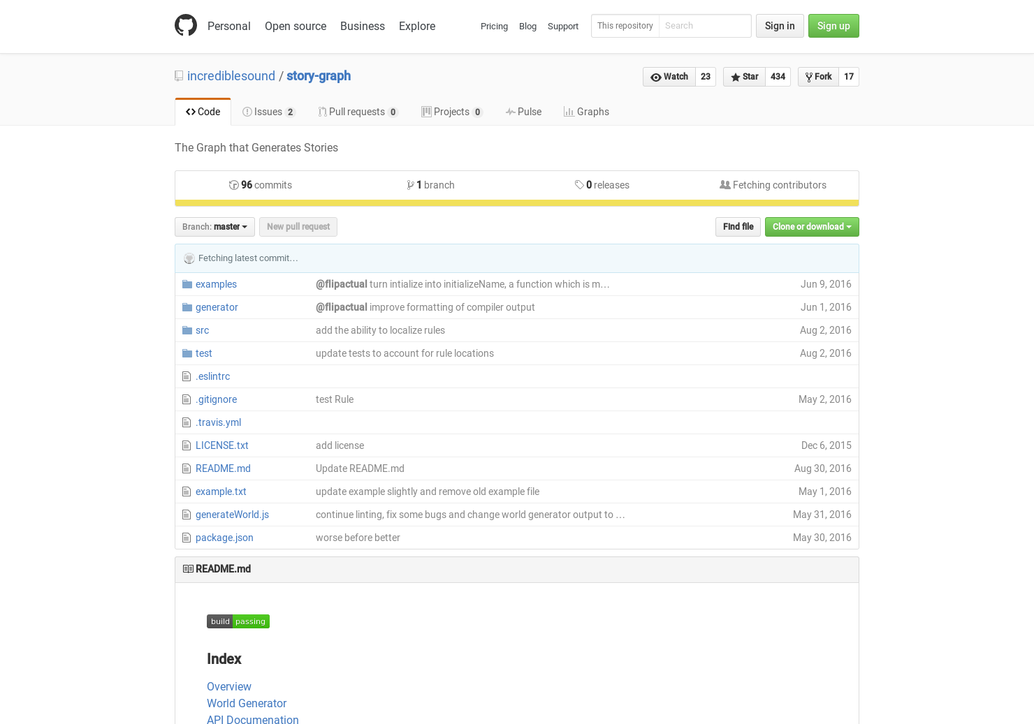 Define a world and generate random stories  gallery image