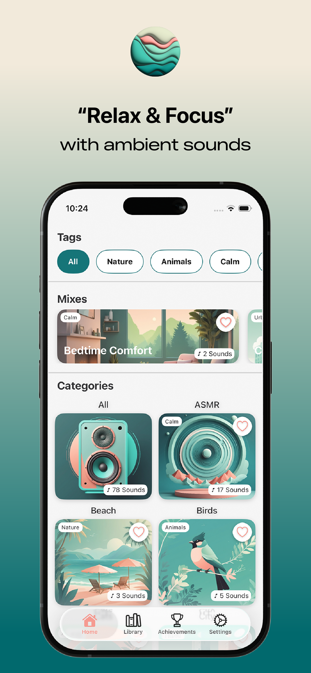 Nava – Ambient Sounds iOS App - Screenshot 2 preview