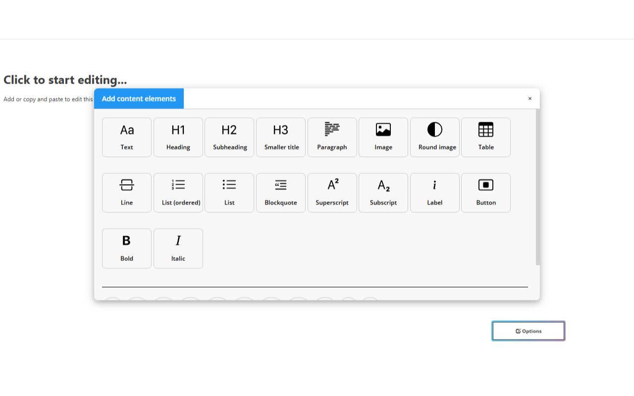 Estensione dell'editor di pagine web personalizzate - Strumento HTML offline gratuito per pagine media 1
