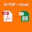 SriVSR – AI PDF to Excel Converter