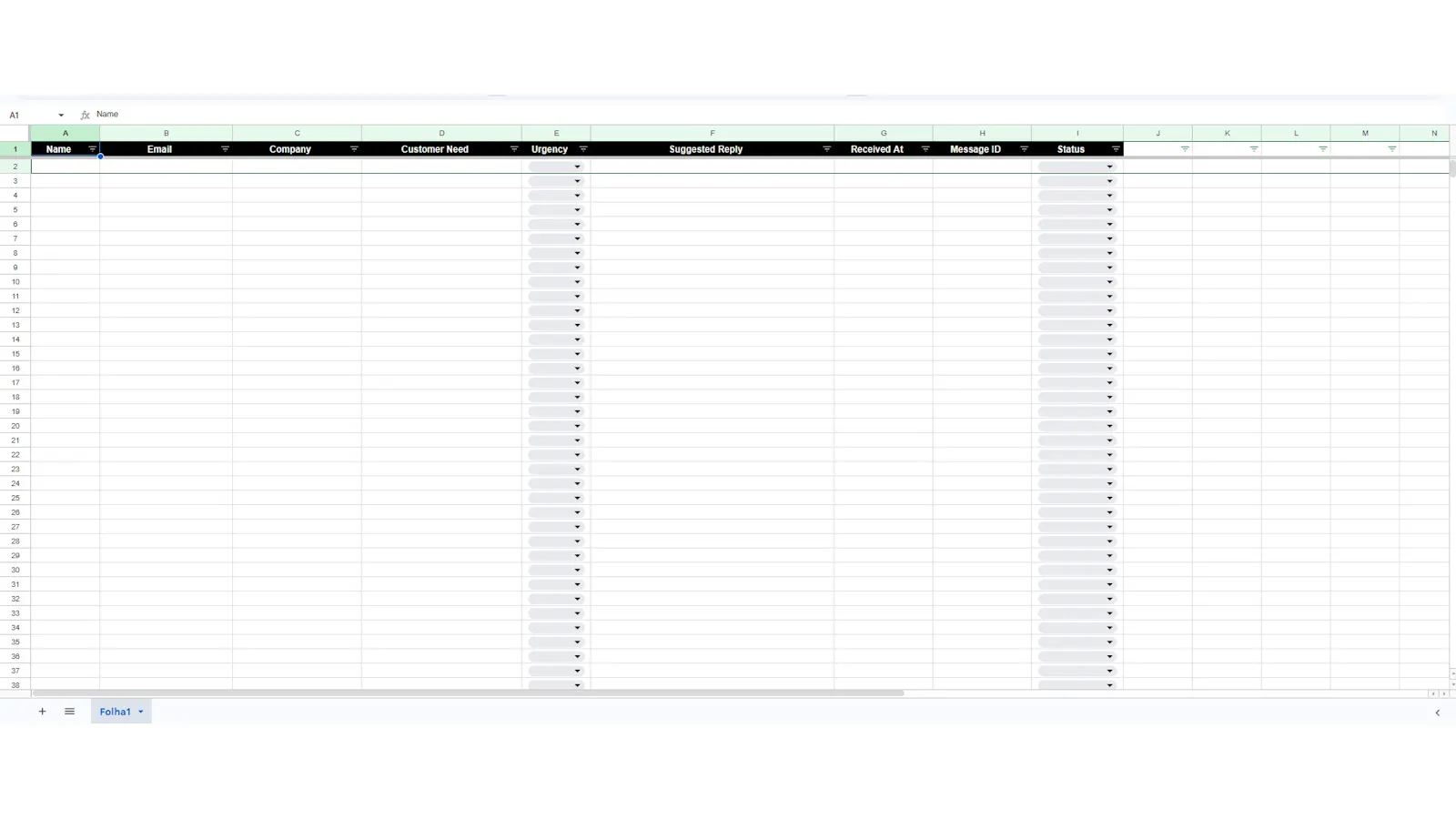 AI Email Triage Automation Blueprint screenshot 1