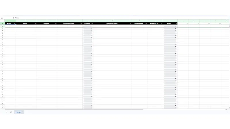 AI Email Triage Automation Blueprint screenshot 1
