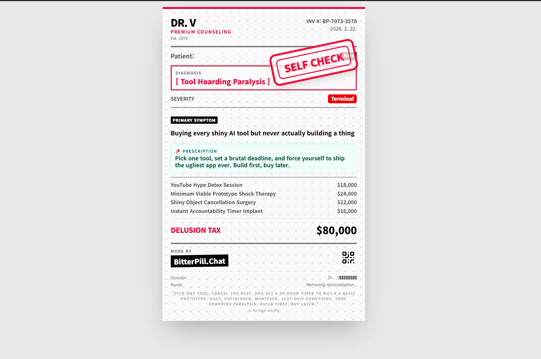 BitterPill - Screenshot 4 showing product features and functionality