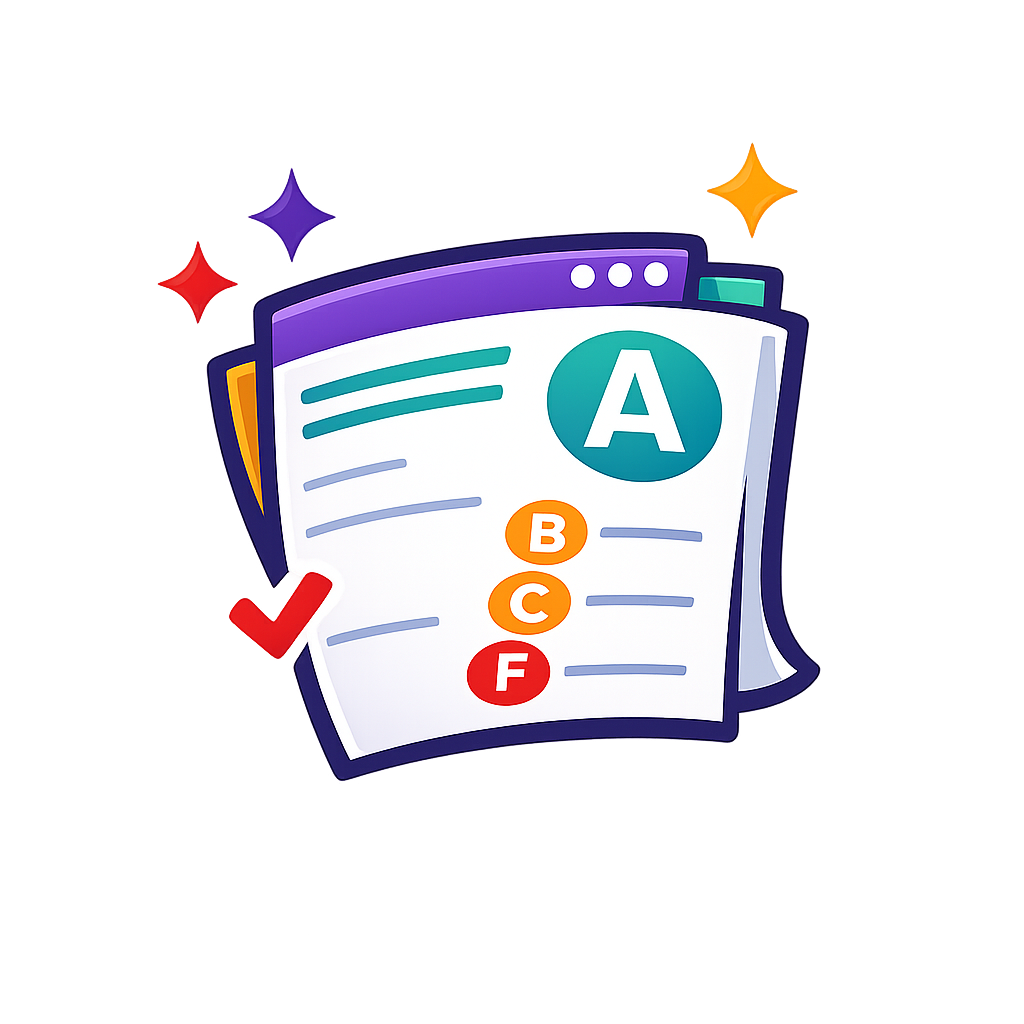 TOS Report Card logo