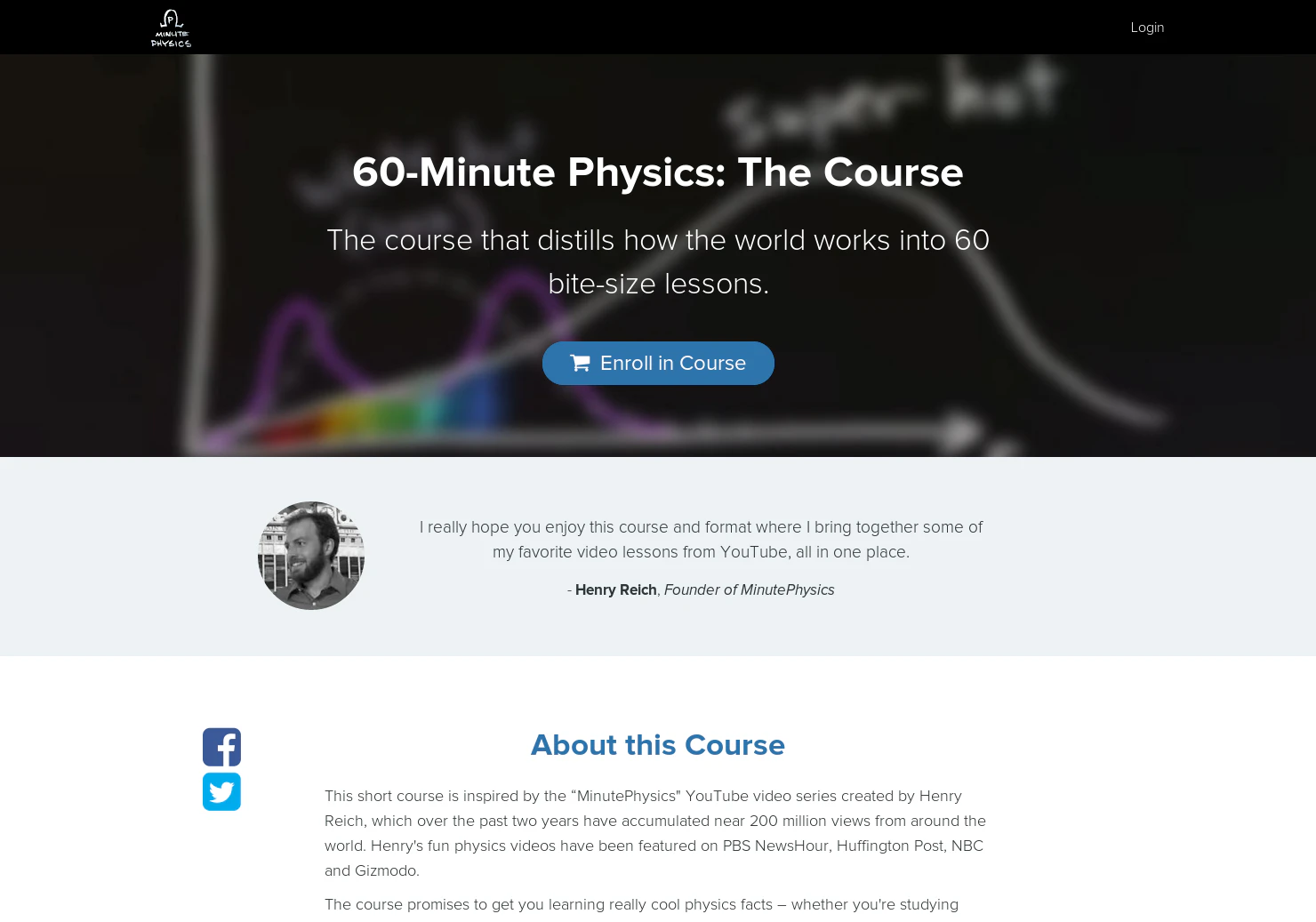 The Minute Physics Course