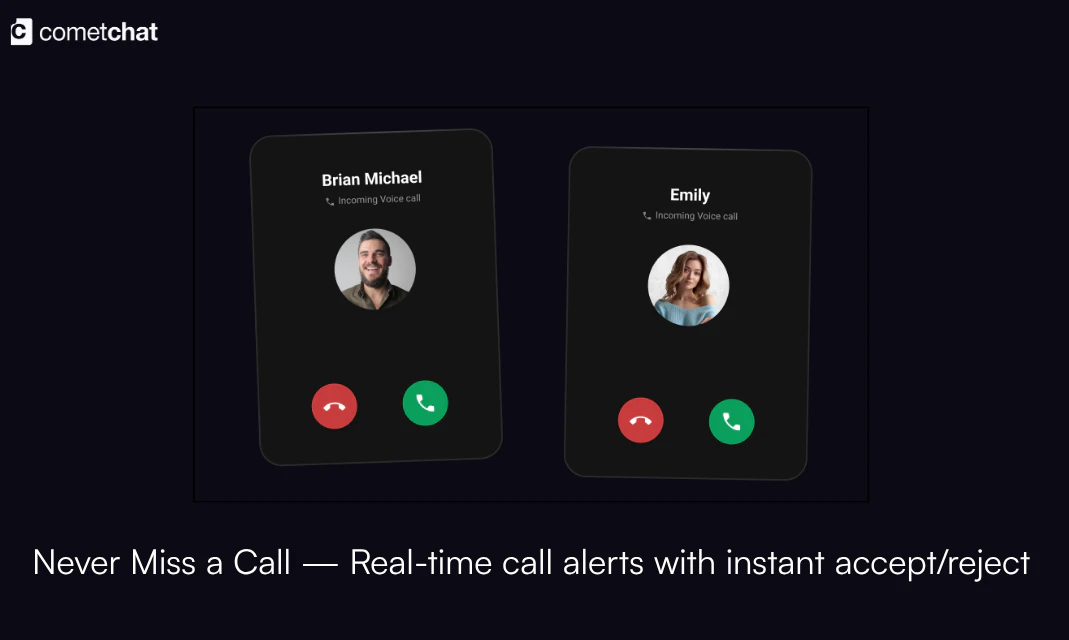 Voice and Video Calling by CometChat screenshot 2