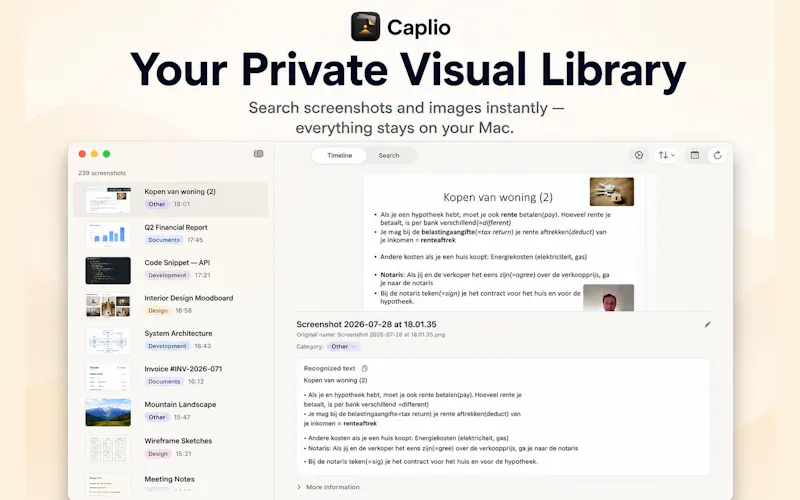 Caplio screenshot 6