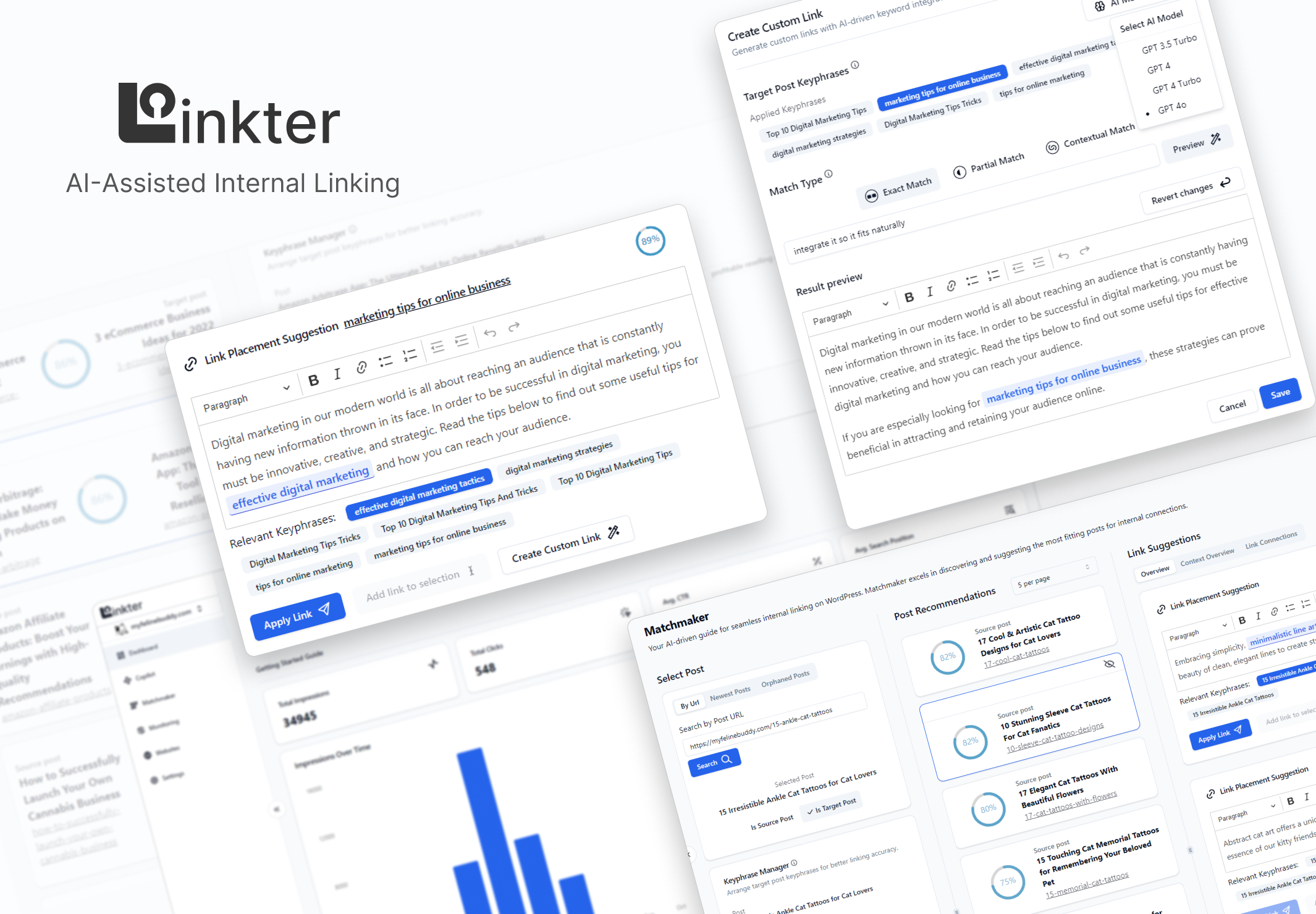 startuptile Linkter-AI internal linking WordPress tool for SEO superstars