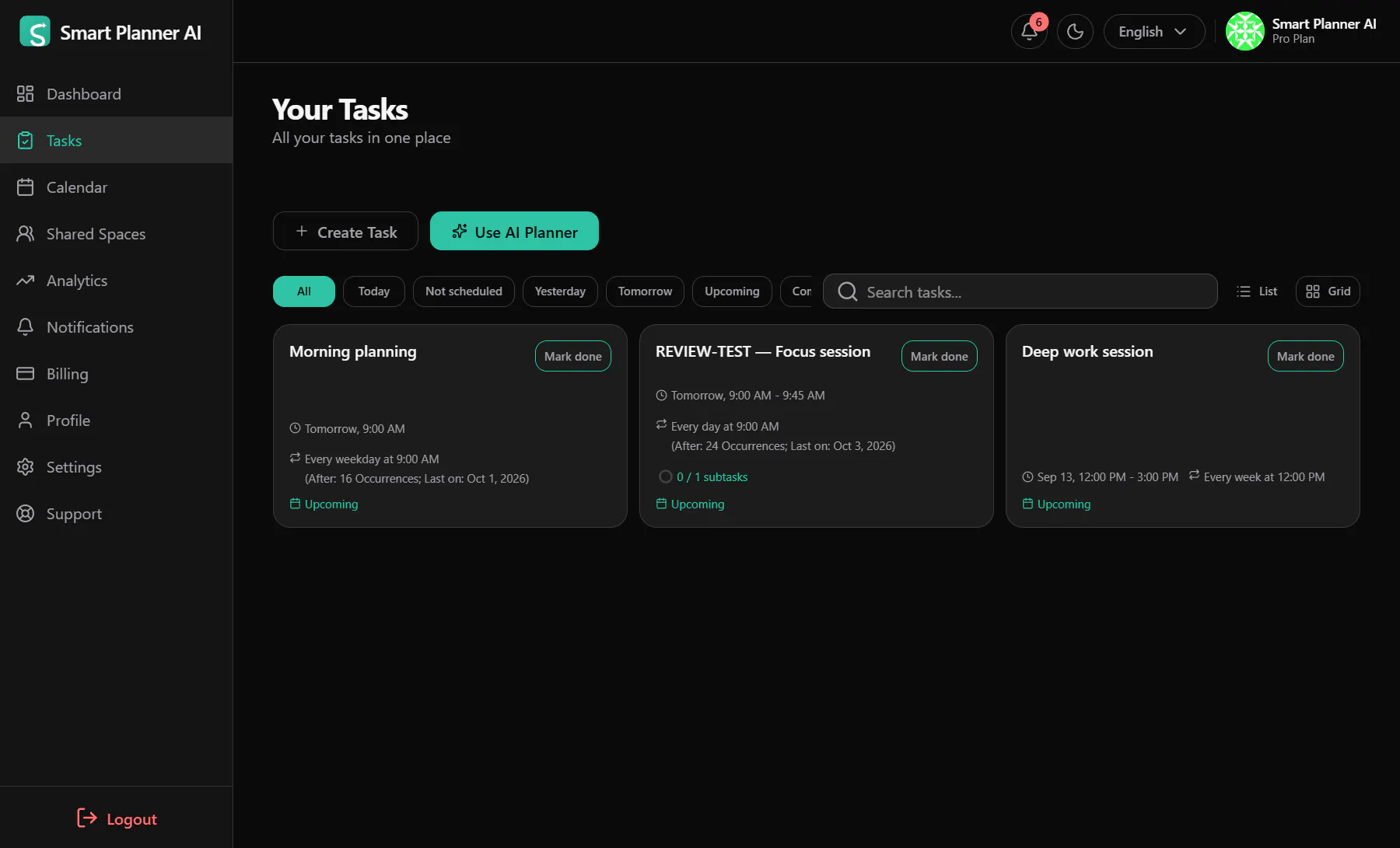 Smart Planner AI gallery image