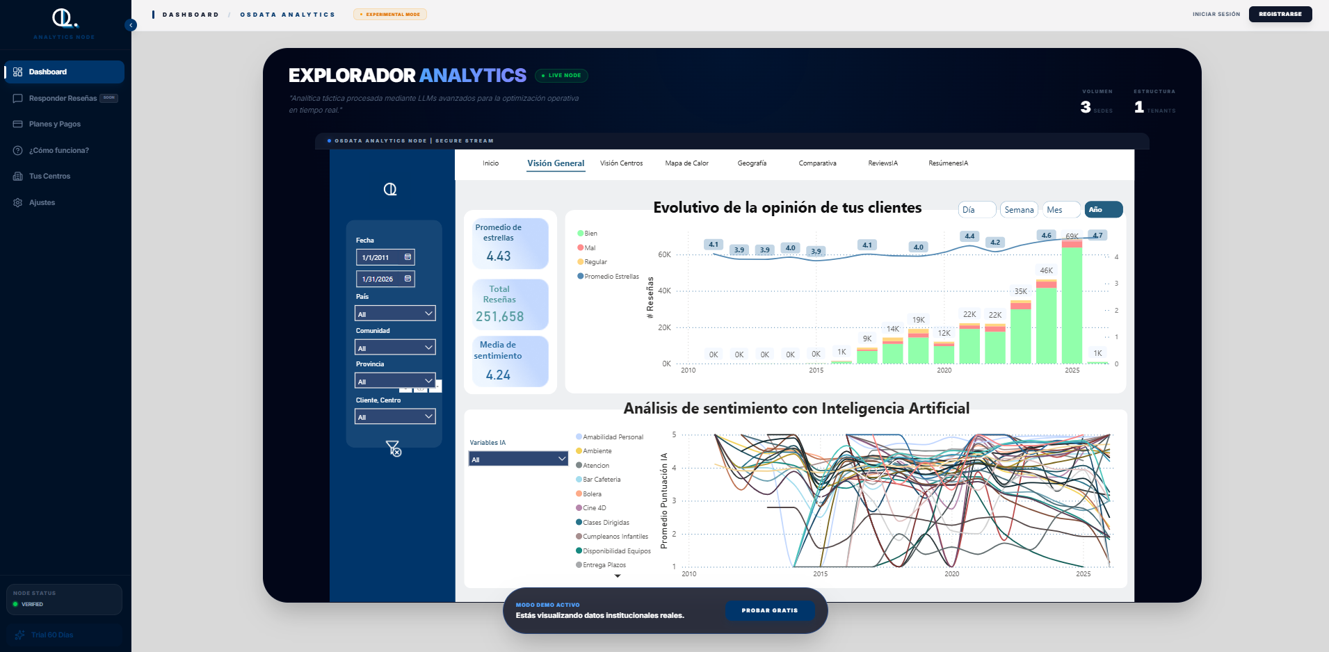 ReviewsIA - Screenshot 4 showing product features and functionality