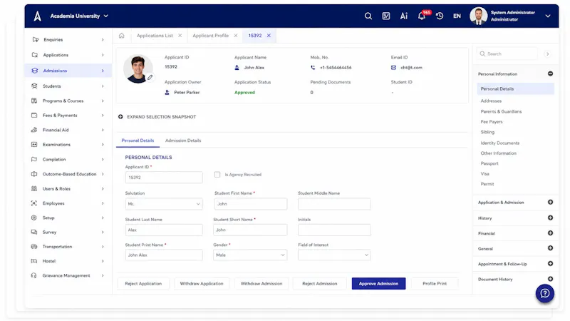 Academia screenshot 1