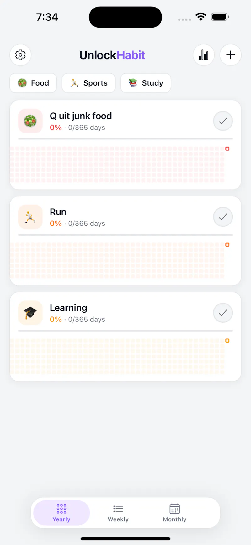 UnlockHabit screenshot 3