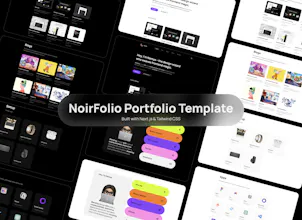 NoirFolio PortFolio Template gallery image