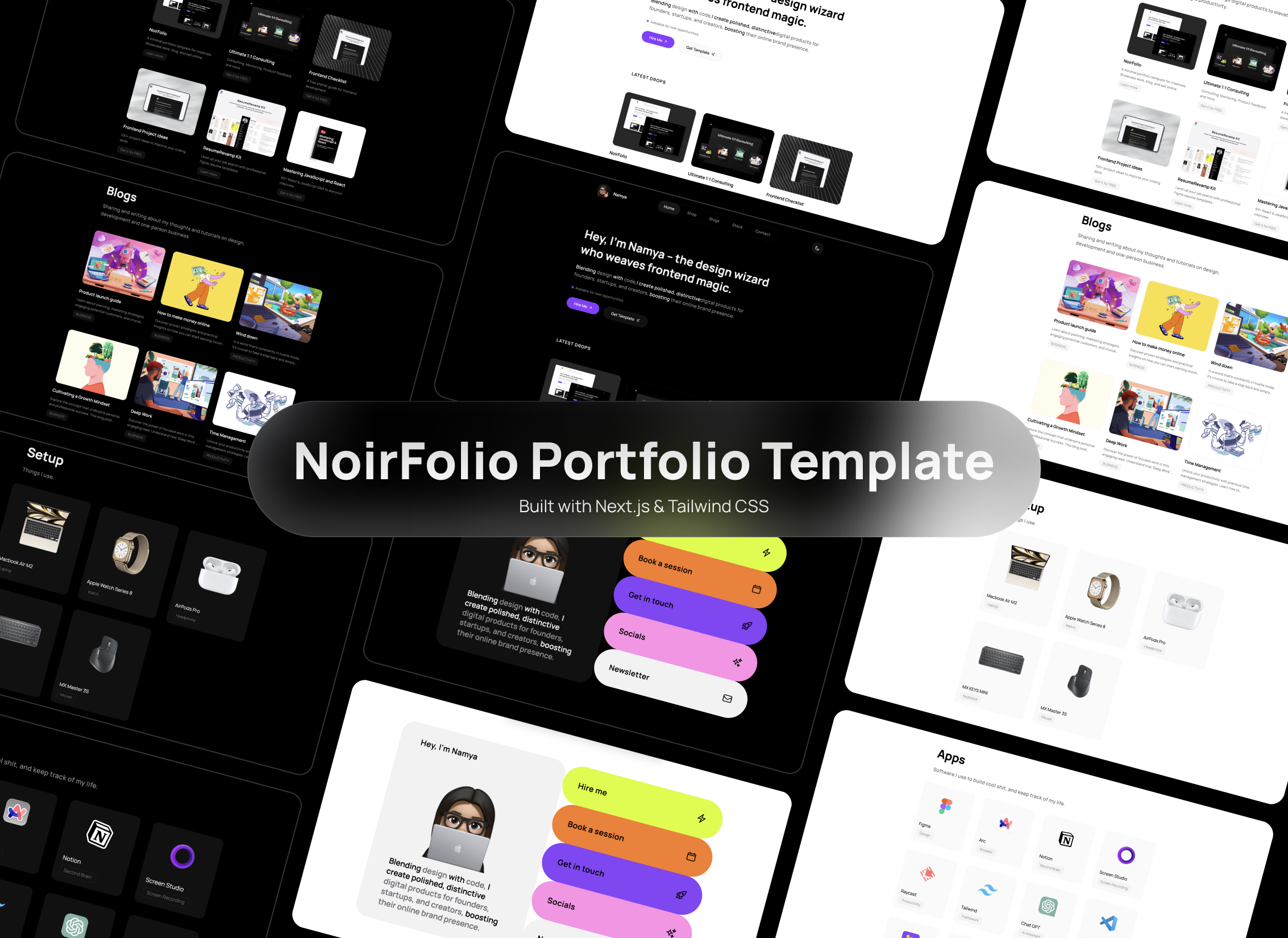 NoirFolio PortFolio Template media 1