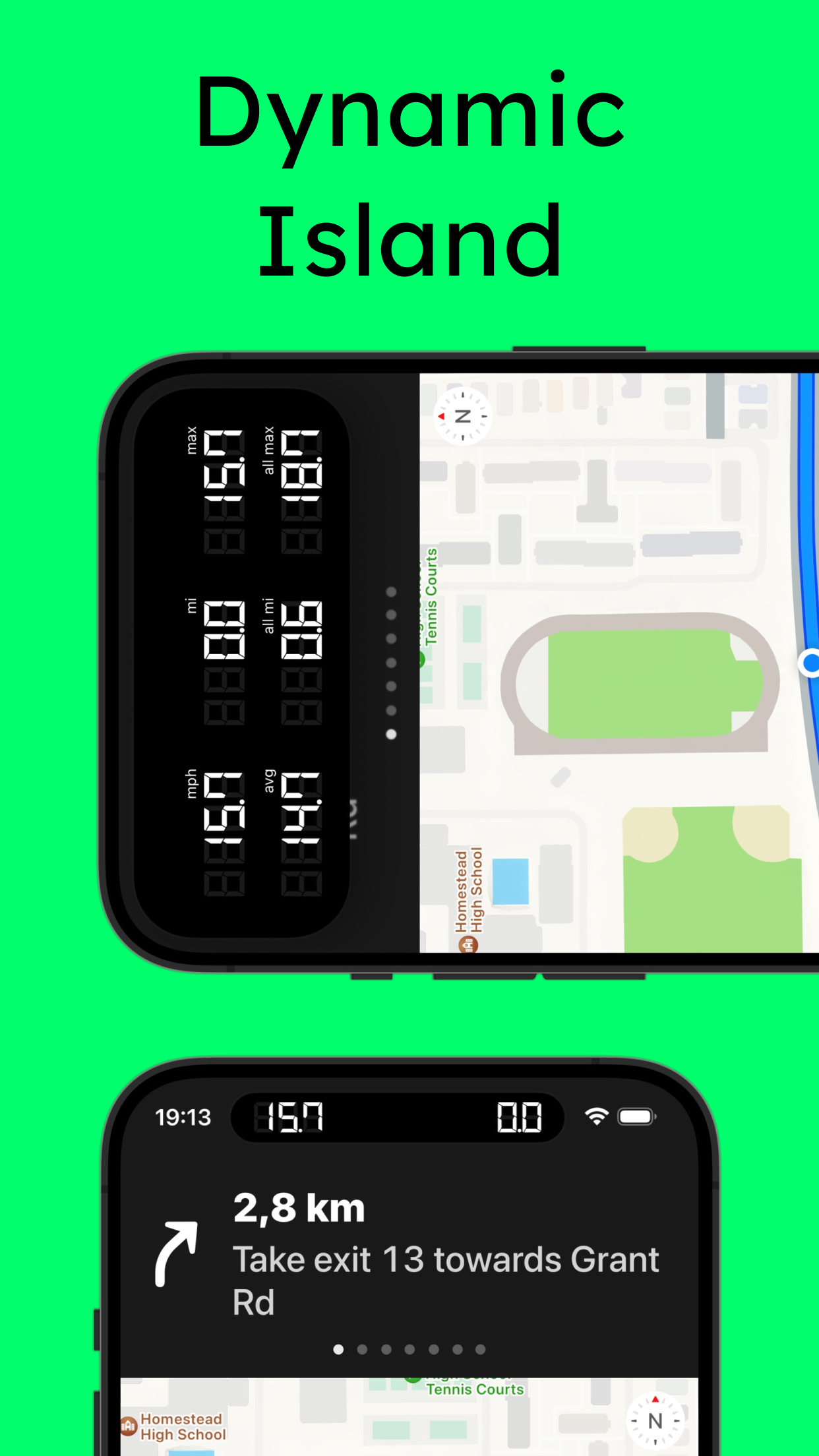 Lockspeed - IOS Live Activity GPS - Динамический остров/всегда на спидометре iOS медиа 1