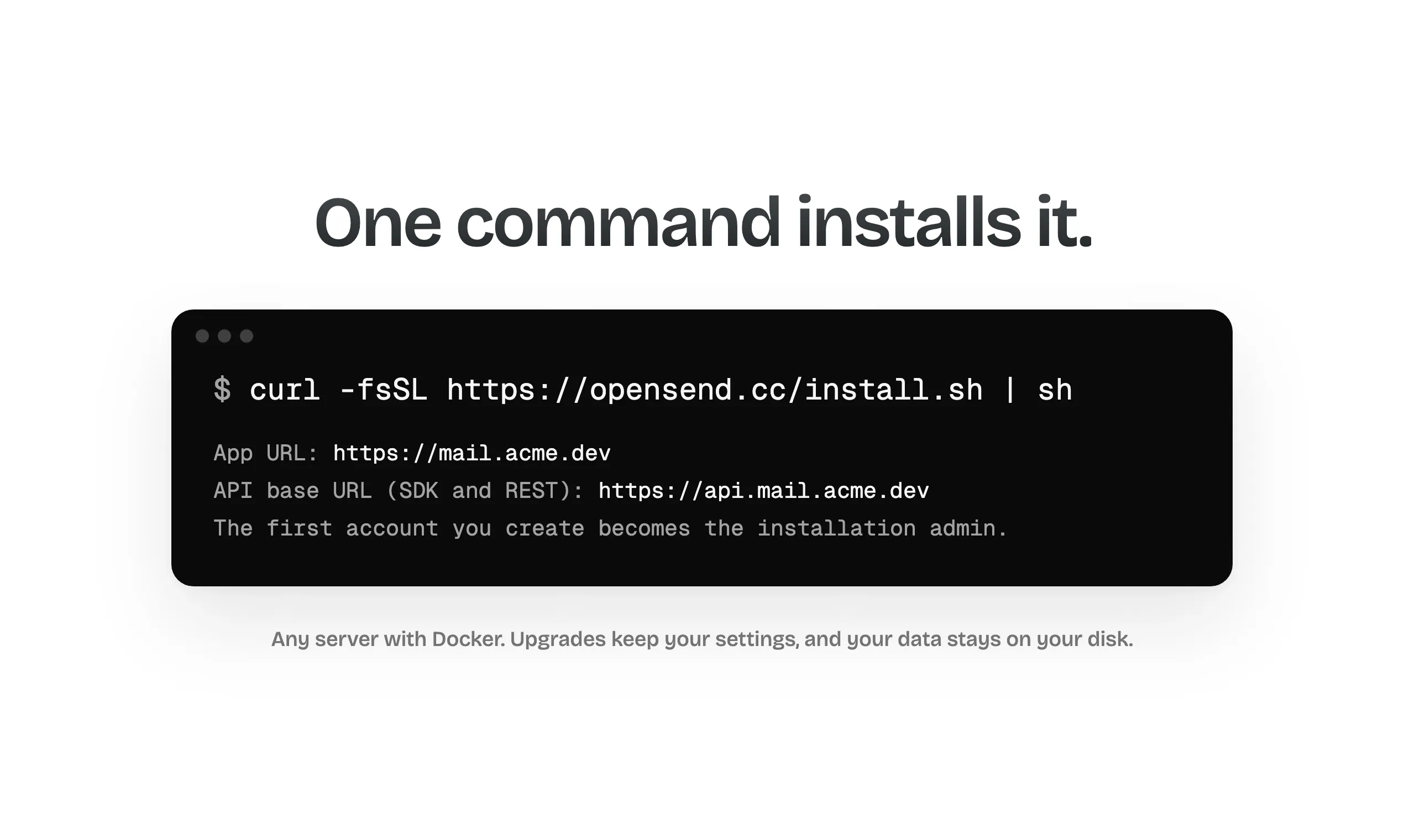 opensend.cc screenshot 2
