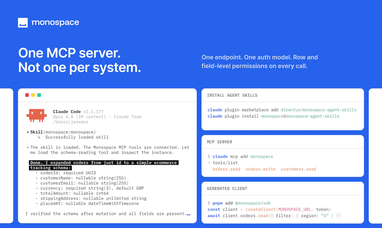 Monospace from Directus screenshot 4