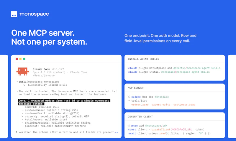 Monospace from Directus screenshot 4