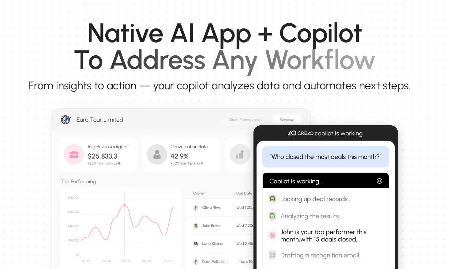 CREAO - Infinitely personalized software for every team member media 3