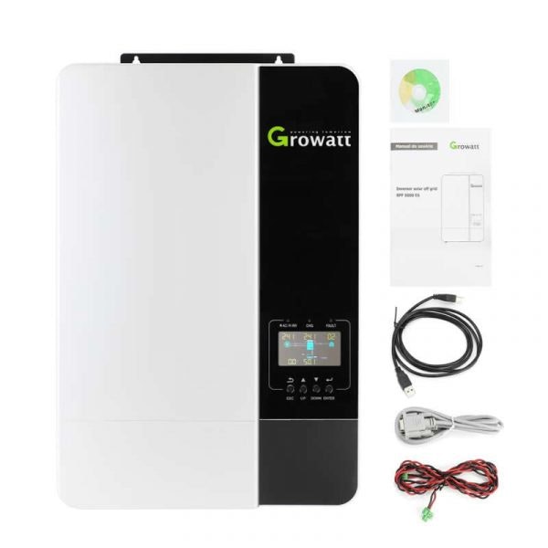 Media Bộ biến tần ngoài lưới 3,5kW Growatt - Bộ biến tần mặt trời ngoài lưới đa chức năng 2