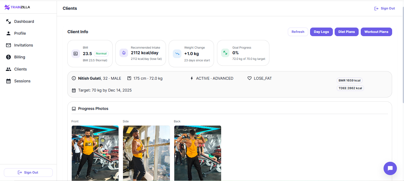 TrainZilla - Screenshot 4 showing product features and functionality