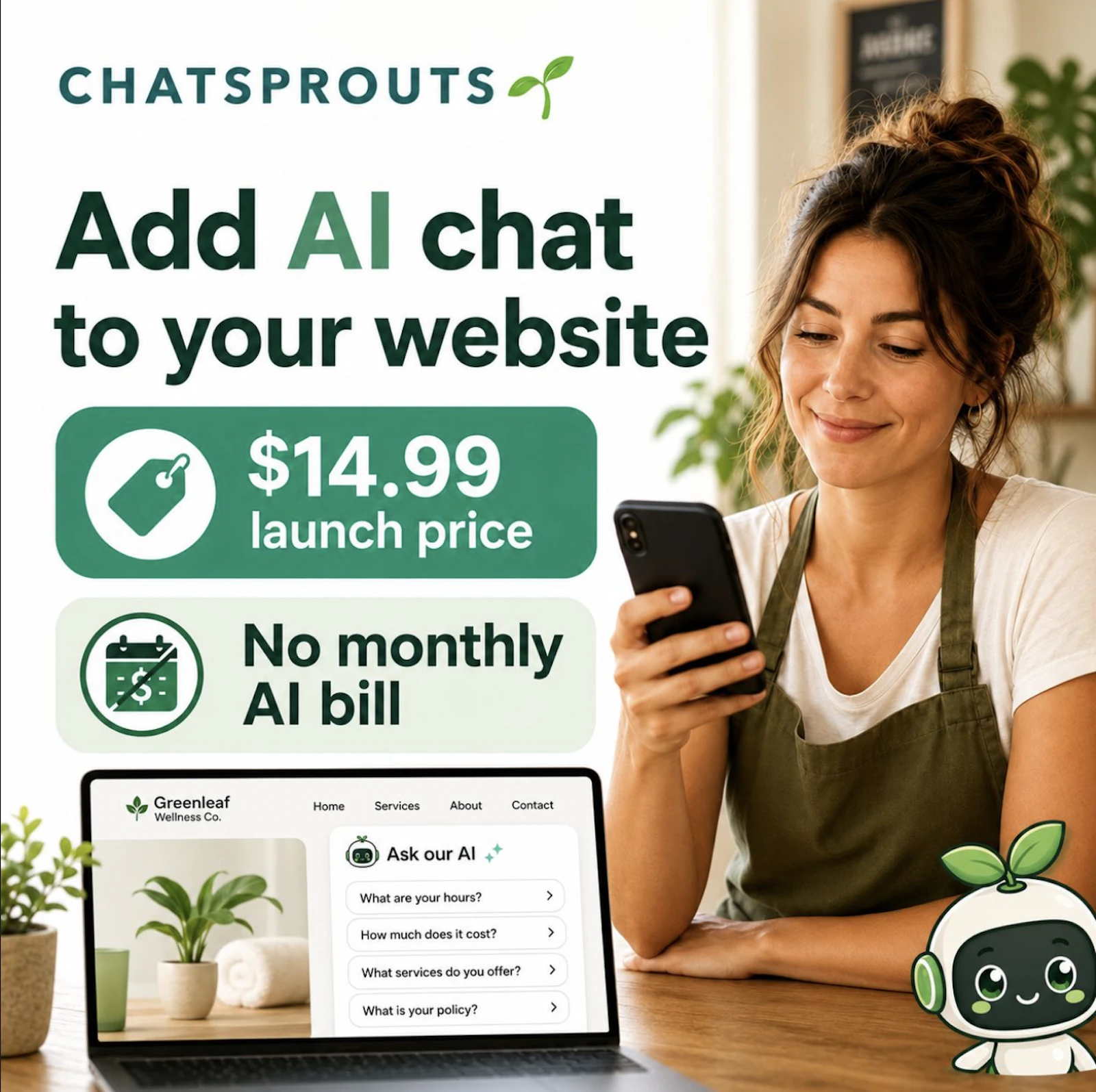 ChatSprouts: Private AI Front Desks screenshot 4