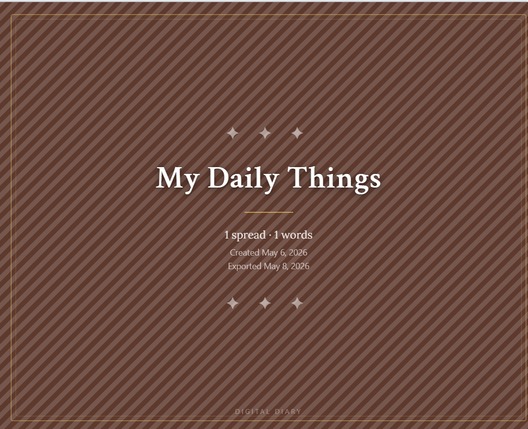 Digital Diary gallery image