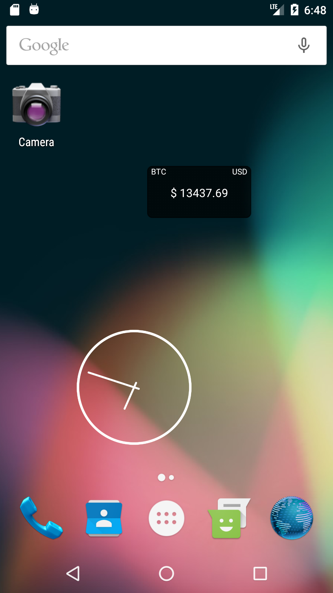 Bitcoin Ticker - Live bitcoin price and widget gallery image