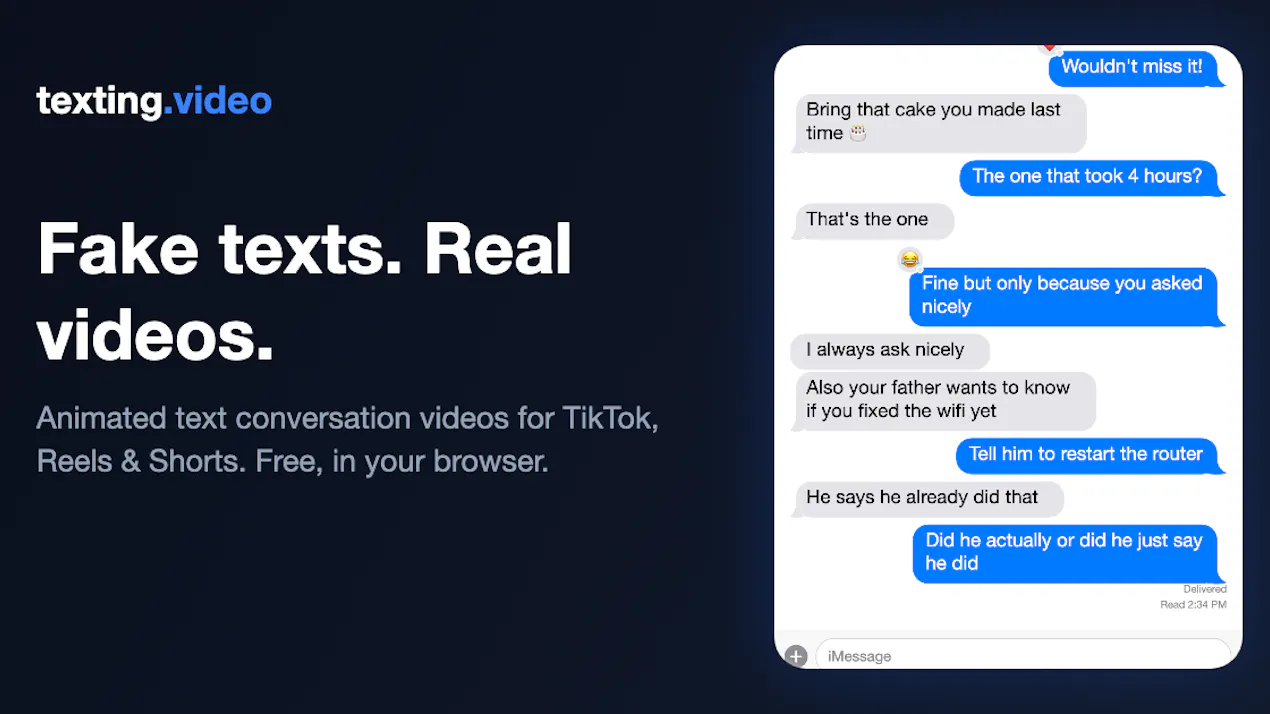 texting.video product