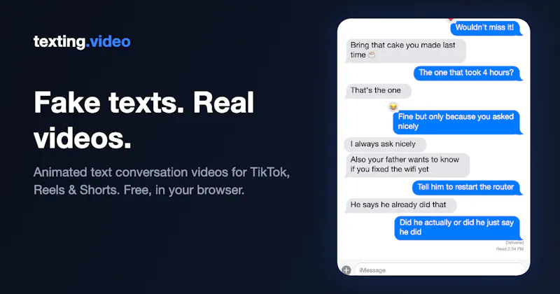 texting.video screenshot 1