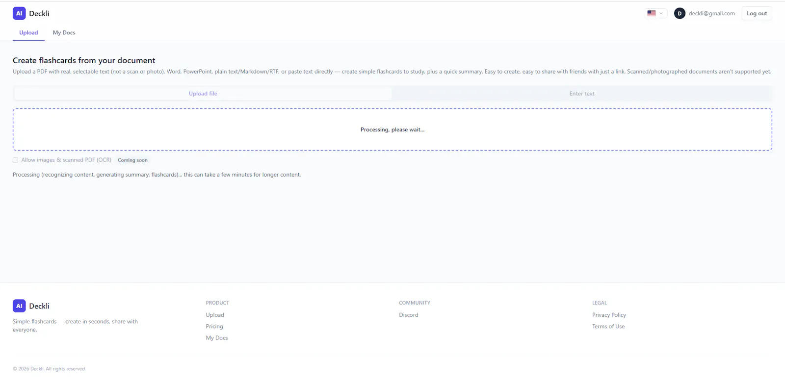 Deckli — Simple Flashcards screenshot 2