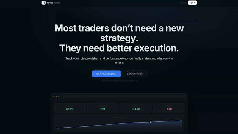 Novus Journal screenshot 1 (video preview)