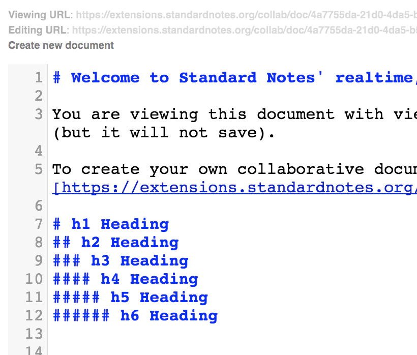 Collaborative Markdown Editor