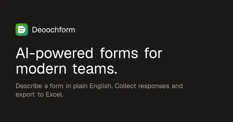 Deoochform screenshot 1