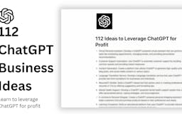 112 ChatGPT Business Ideas media 1