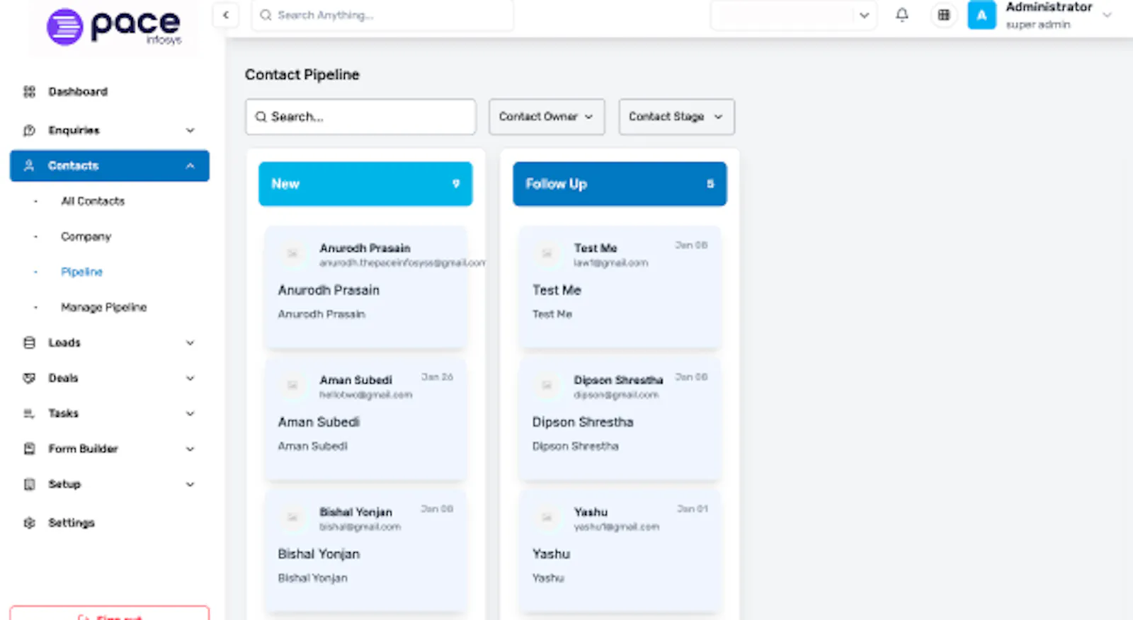 Pace CRM screenshot 3
