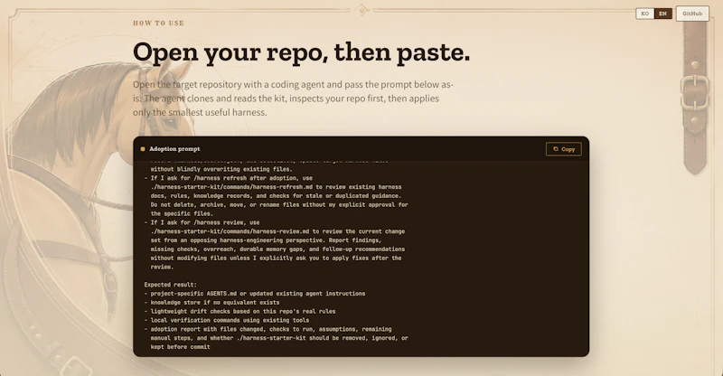 Harness Starter Kit screenshot 3