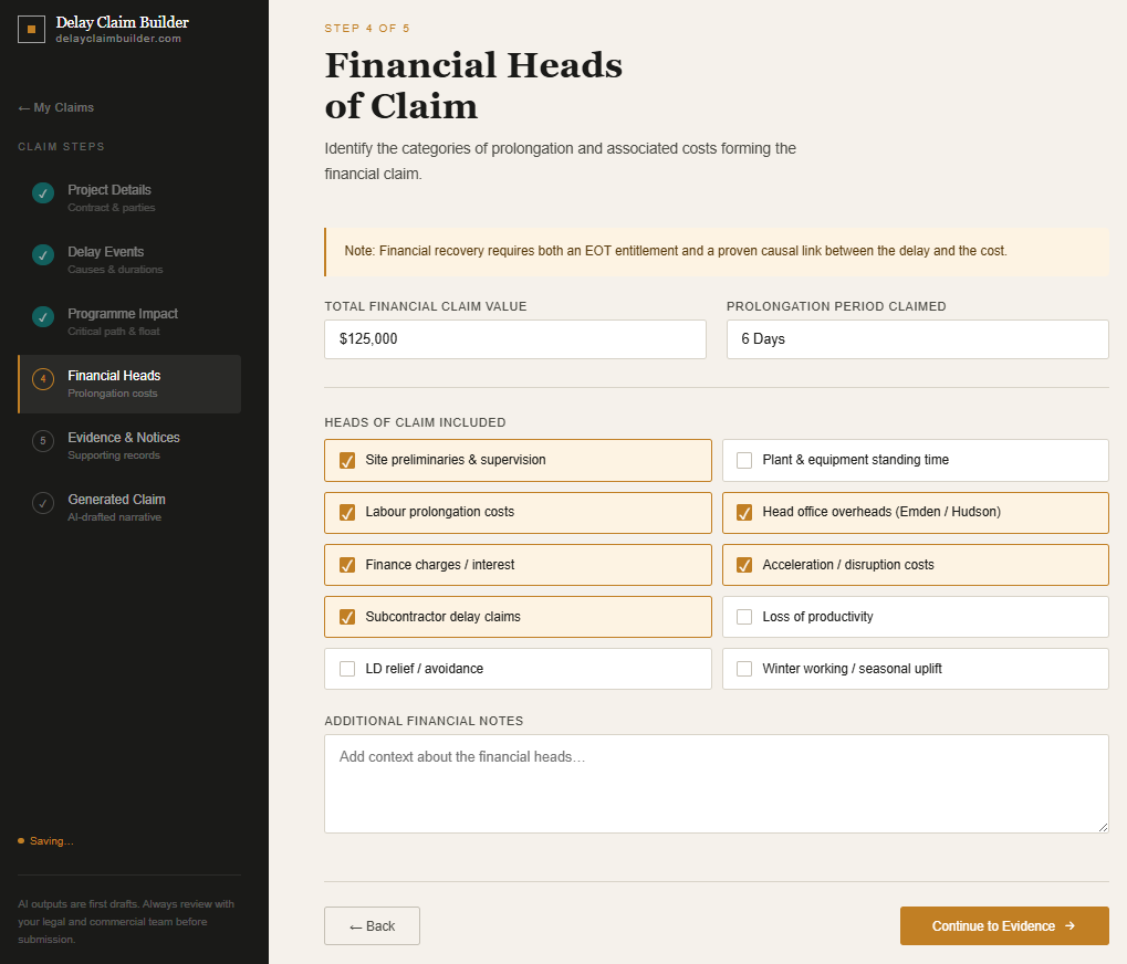 Delay Claim Builder | Claims Simplified gallery image