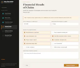 Delay Claim Builder | Claims Simplified gallery image