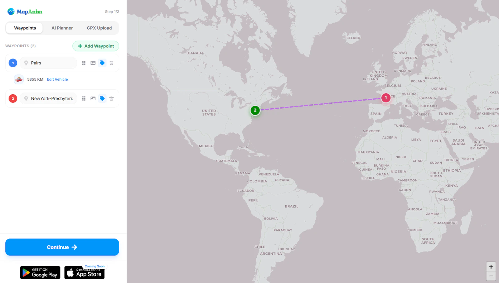 MapAnim screenshot 3