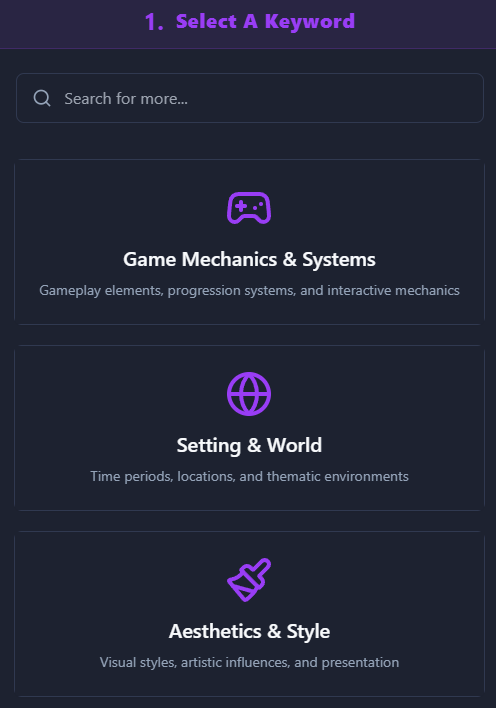 Game Finder - De slimste game-zoekmachine met hyperspecifieke zoekwoorden media 1