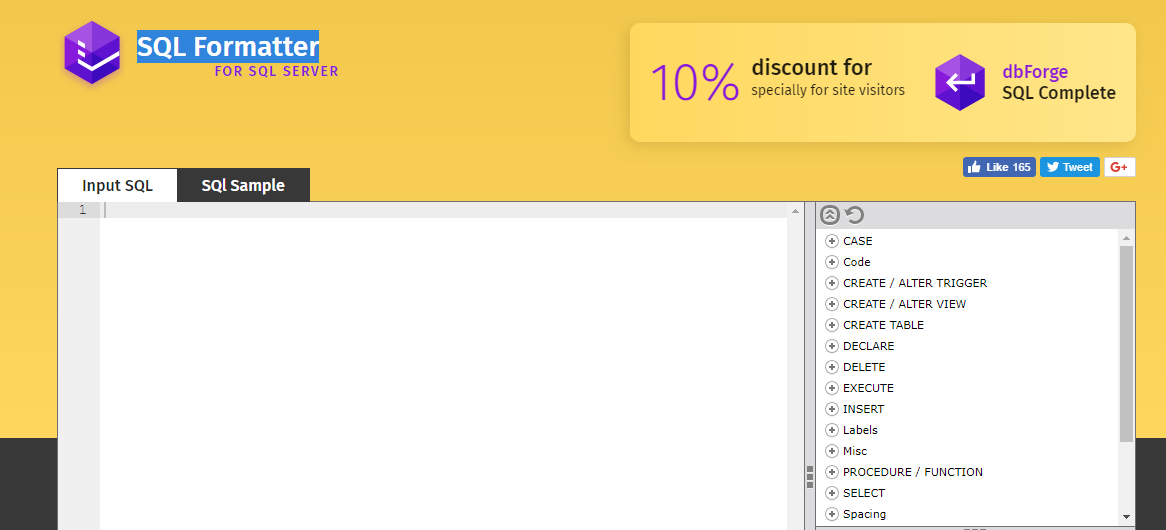 SQL Formatter for SQL Server gallery image